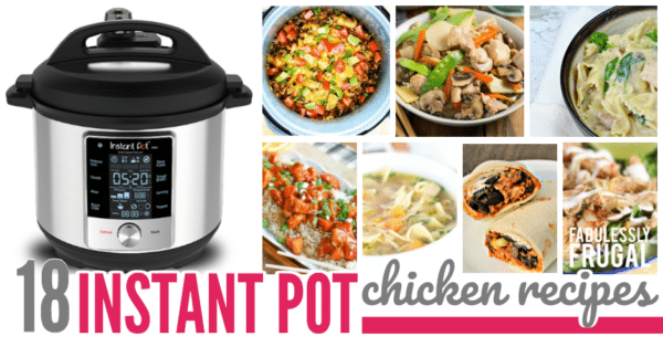18 Easy Instant Pot Chicken Recipes that your family will LOVE!