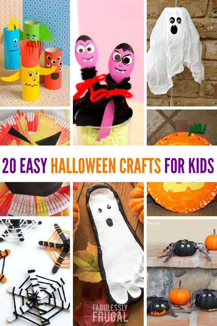 Halloween Crafts for Preschoolers - Fabulessly Frugal