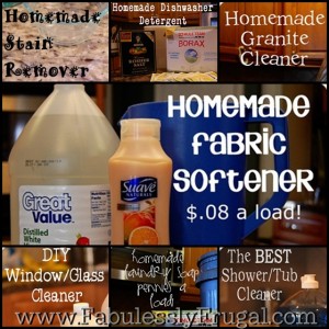 DIY Homemade household cleaner recipes fabulessly frugal