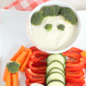 Halloween appetizer ideas - veggie tray