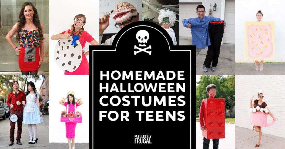 20 Homemade Halloween Costumes for Teens - Fabulessly Frugal