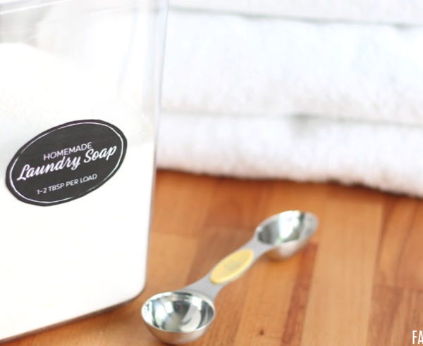 homemade laundry soap recipe