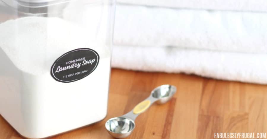 homemade laundry soap recipe