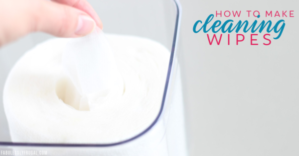 How to make cleaning wipes