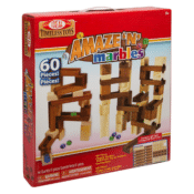 Amazon: 60 Piece Amaze 'N' Marbles Classic Wood Construction Set $23.94...