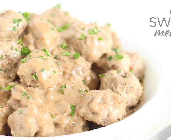 Easy Swedish meatballs freezer meal