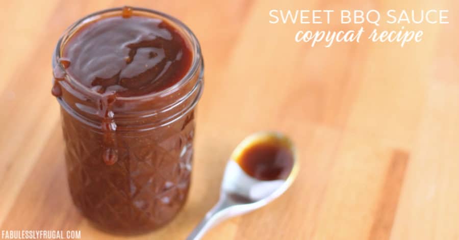 Easy bbq sauce recipe - sweet baby ray's copycat