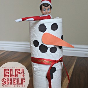 Elf on the Shelf idea: Toilet Paper Snowman