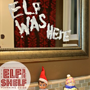 Elf on the Shelf mischievous idea: Toothpaste Graffiti Artist