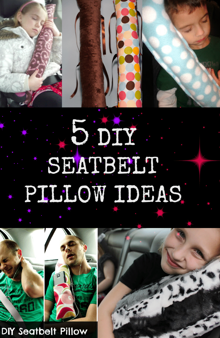 DIY Seatbelt pillow ideas