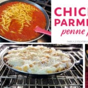 Chicken parmesan penne pasta recipe