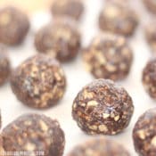 Chocolate granola balls