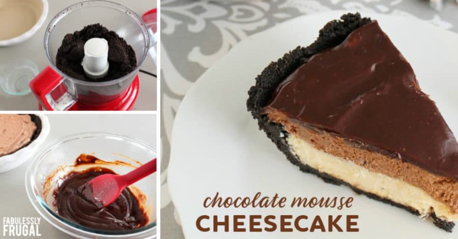 Chocolate mousse cheesecake recipe