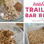 Healthy trail mix bar recipe