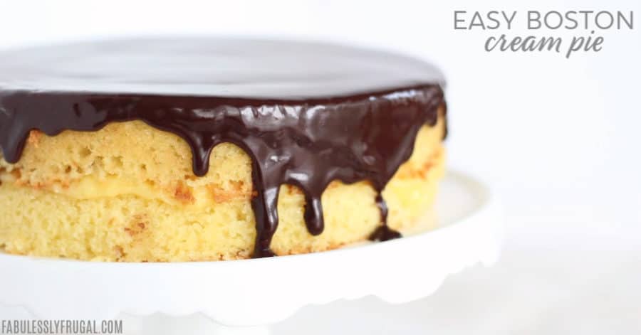 Quick Easy Boston Cream Pie Recipe Fabulessly Frugal   Quick Easy Boston Cream Pie Recipe 900x471 