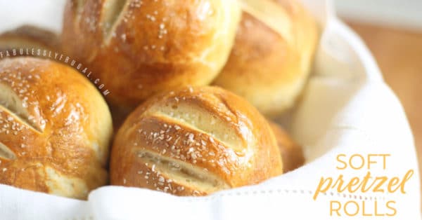 Super soft pretzel rolls recipe