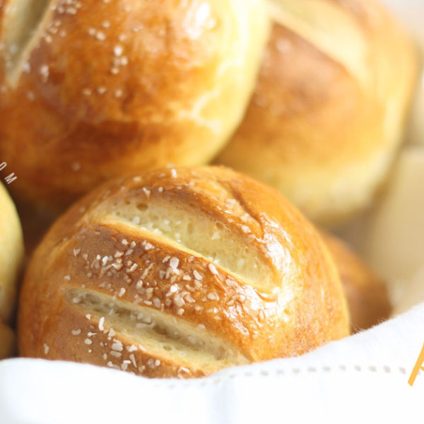 Super soft pretzel rolls recipe