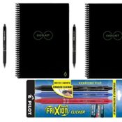Today Only! Amazon: Pack of 2 Rocketbook Everlast Reusable Smart Notebook,...