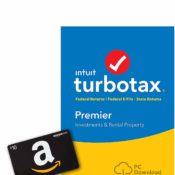 Today Only! Amazon: TurboTax Premier + State 2018 Tax Software with $10...