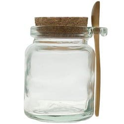 8oz Glass Jar with Spoon