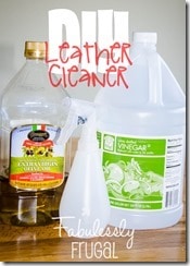 DIY leather cleaner