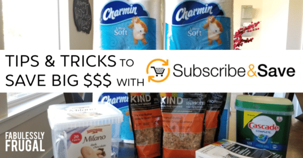 Amazon subscribe and save deals and tips and tricks
