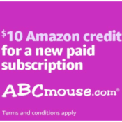 Amazon: ABCmouse Digital Deal of the Day Earn a Free $10 Amazon Credit...