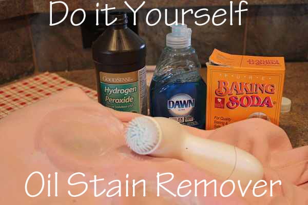 DIY Oil stain remover