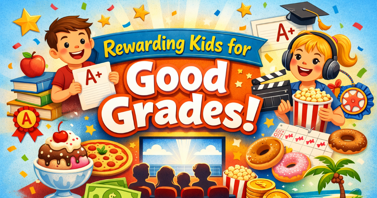Good report card offers and good grade rewards for kids and teens