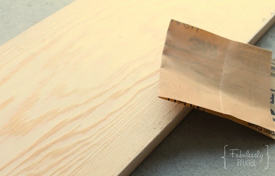 DIY wooden growth char ruler