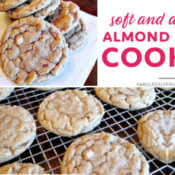Soft almond butter cookies recipe