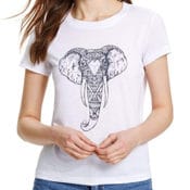 Amazon: Women's Cute Print Round Neck Short Sleeve Tee Shirt $7.82 After...