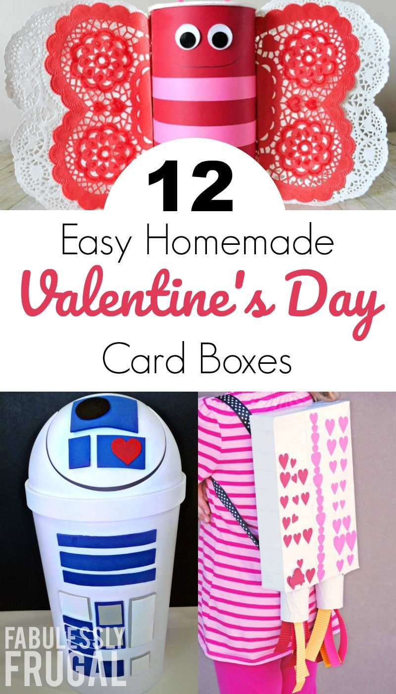 DIY easy valentine boxes