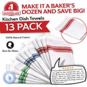 Amazon: 13 Pack Kitchen Dish Towels with Vintage Design as low as $19.57...