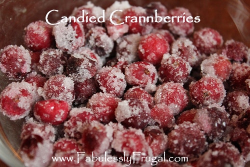 how to make candied cranberries