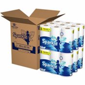 Amazon: 18 Rolls Sparkle Pick-A-Size-Plus Paper Towels as low as $20.64...