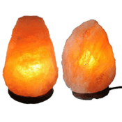 Amazon: 2 Packs Himalayan Salt Lamp Natural Glow Pink Sea Crystal Rock...