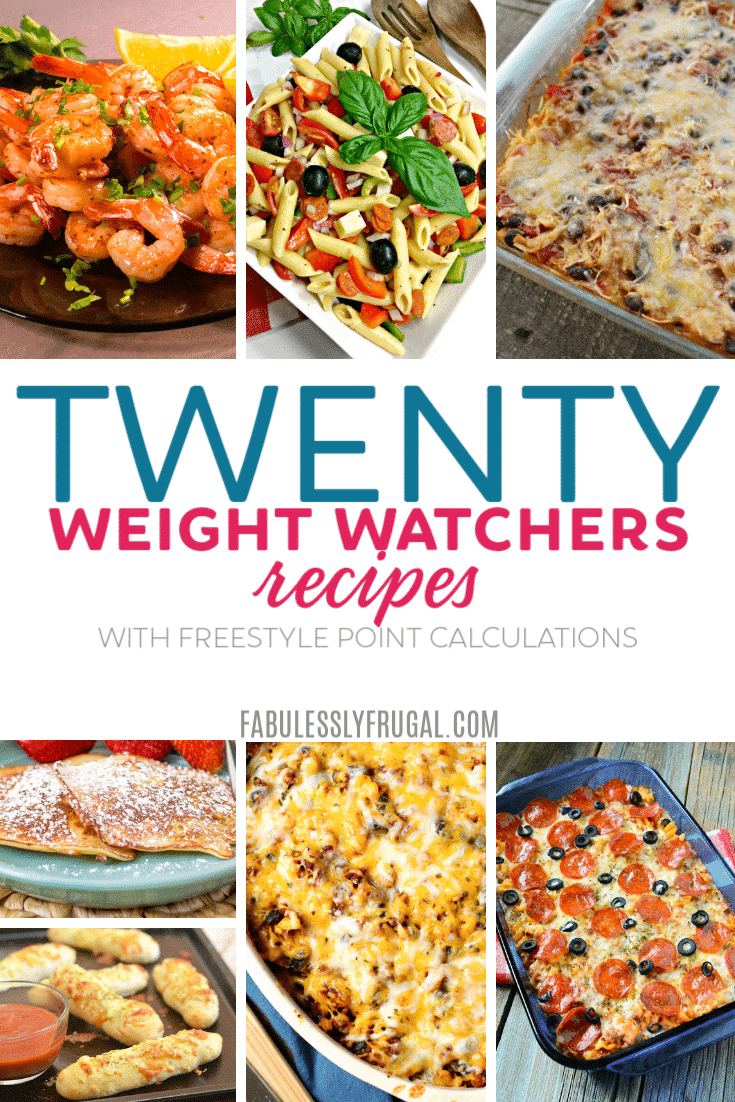 20 Weight Watchers Recipes with Freestyle Points calculations