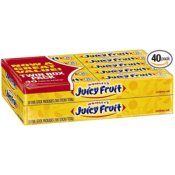 Amazon: 40 Pack, 5 Stick Juicy Fruit Gum Juicy Fruit Original Bubble Gum...