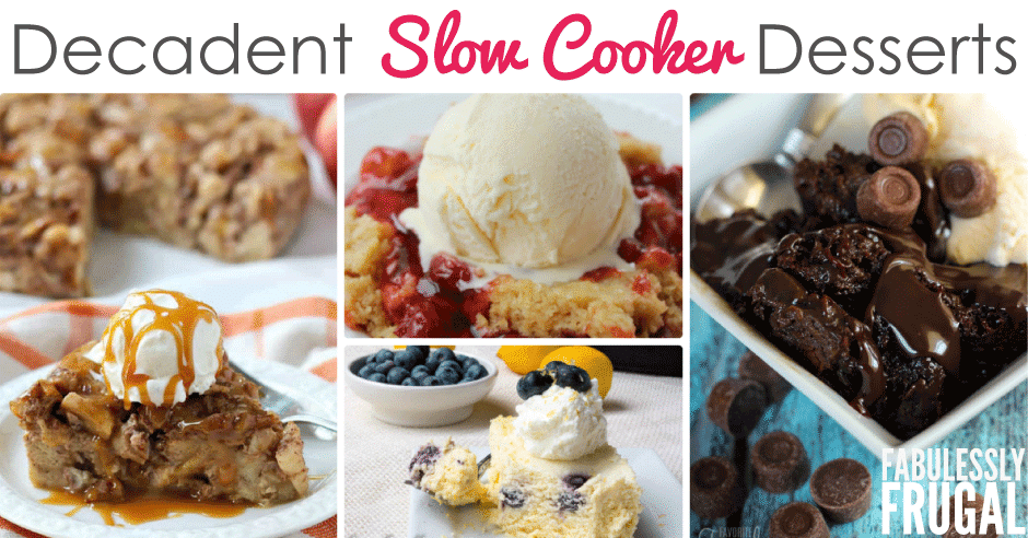 Slow cooker desserts recipes