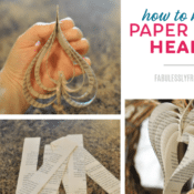 Easy diy paper heart craft