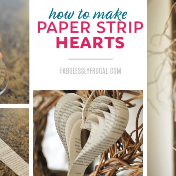 Easy diy paper heart craft