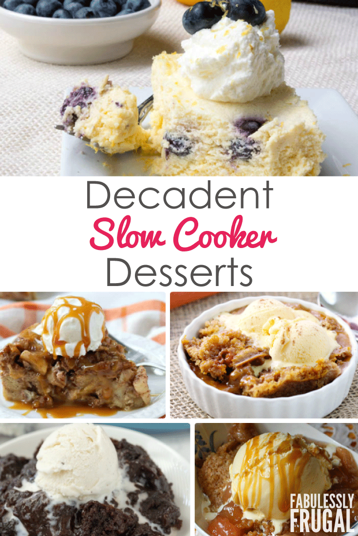 Slow cooker desserts and crock pot desserts