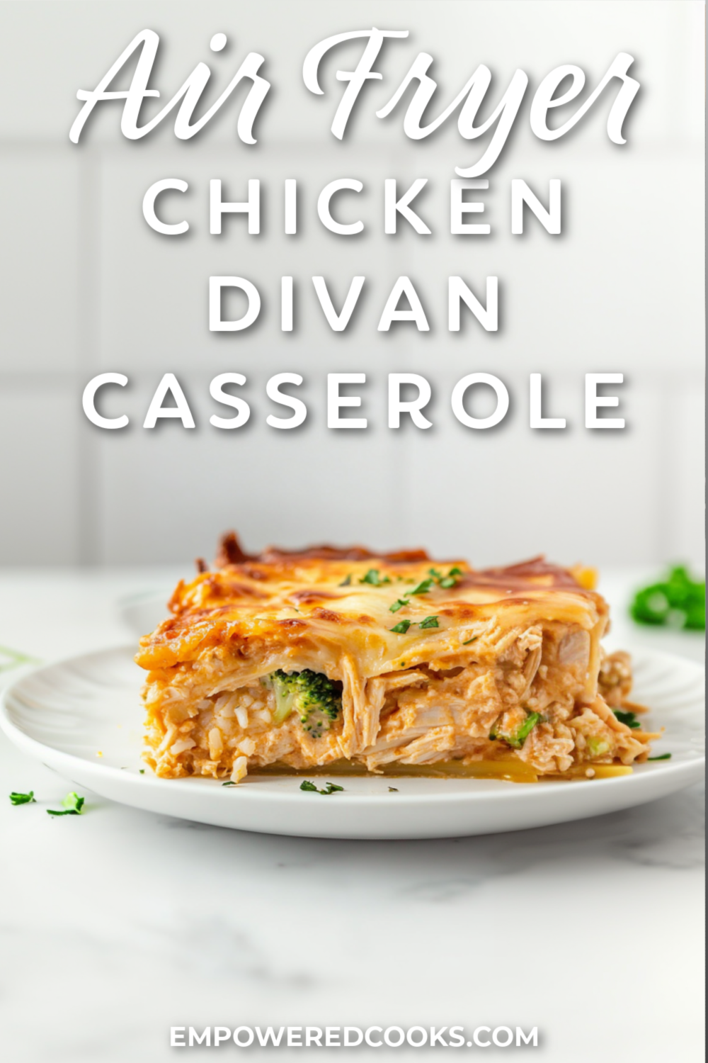 Chicken Divan Casserole in the Air Fryer