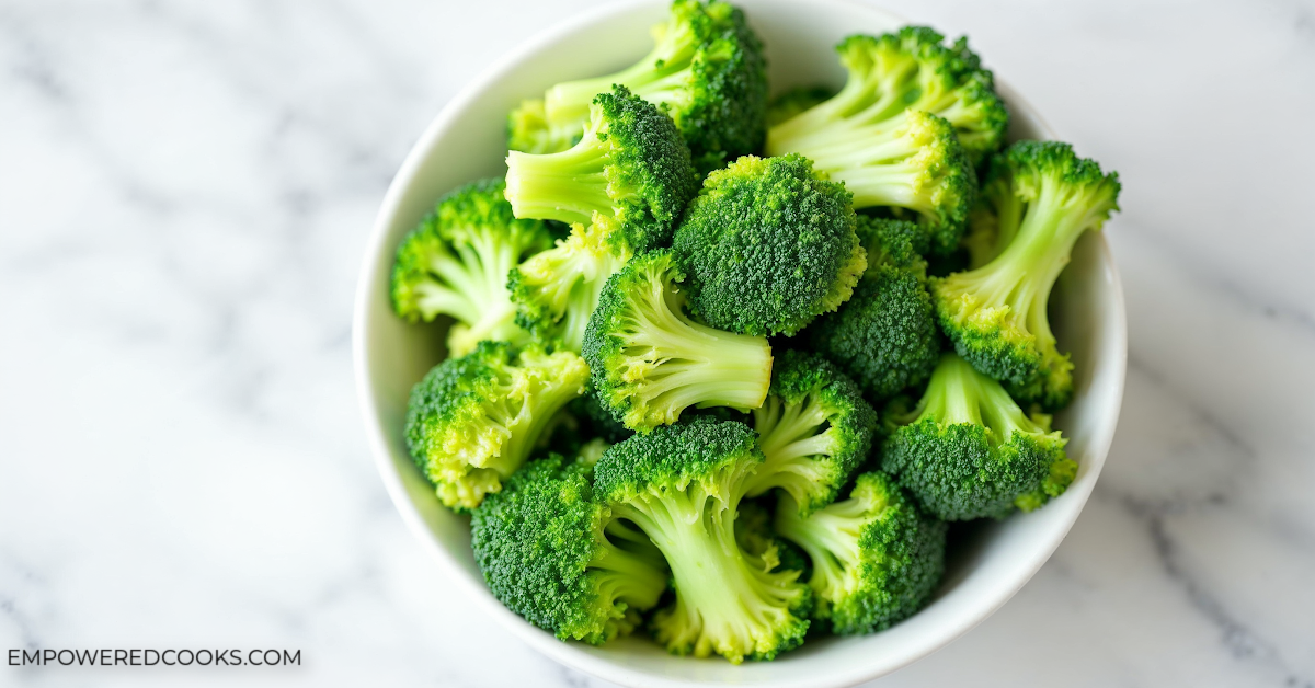 steamed broccoli