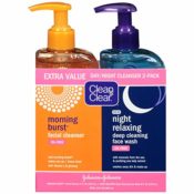 Amazon: Clean & Clear Day & Night  Morning Facial Cleanser + Relaxing...