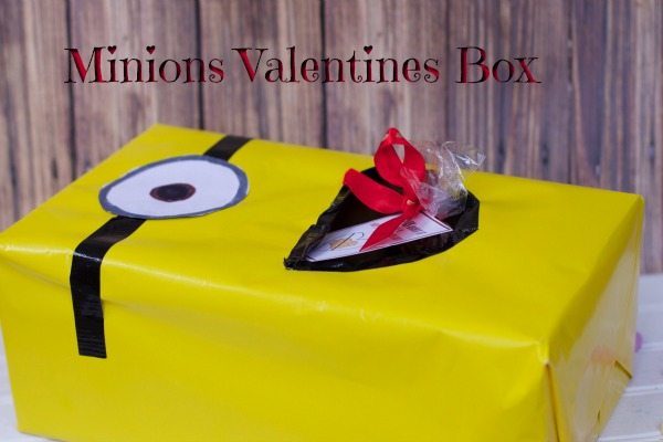Minion valentines box