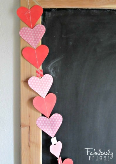Valentines Heart Garland- pattern