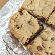Easy chocolate chip cookie bars recipe 9x13 pan