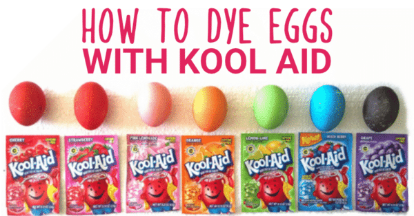 How to dye eggs with koolaid